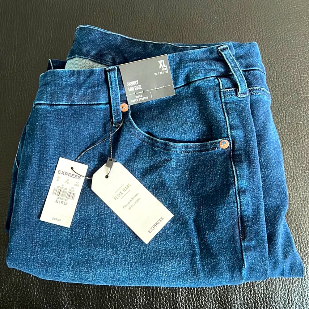 Express Skinny Jeans/Jeggings- size XL Long